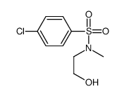 4-chloro-N-(2-hydroxyethyl)-N-methylbenzenesulphonamide结构式