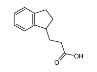 3-(indan-1-yl)propionic acid结构式