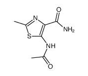 5-acetylamino-2-methyl-thiazole-4-carboxylic acid amide结构式