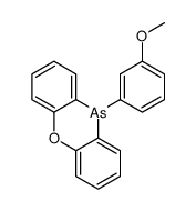 10-(3-methoxyphenyl)phenoxarsinine结构式