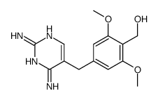 [4-[(2,4-diaminopyrimidin-5-yl)methyl]-2,6-dimethoxy-phenyl]methanol Structure