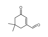 3-formyl-5,5-dimethyl-2-cycolohexen-1-one结构式