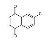6-chloronaphthalene-1,4-dione结构式