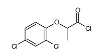 2-(2,4-dichlorophenoxy)propanoyl chloride结构式