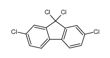 2,7,9,9-tetrachloro-9H-fluorene结构式