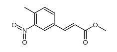 4-methyl-3-nitro-cinnamic acid methyl ester Structure