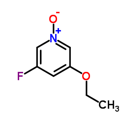3-Ethoxy-5-fluoropyridine 1-oxide Structure