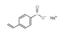 Sodium 4-Vinylbenzenesulfinate Structure