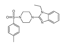 Piperazine, 1-(1-ethyl-1H-benzimidazol-2-yl)-4-[(4-methylphenyl)sulfonyl]- (9CI) Structure