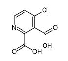 2,3-Pyridinedicarboxylic acid, 4-chloro- structure