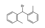 bis(2-methylphenyl)methyl bromide Structure