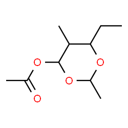 1,3-Dioxan-4-ol,6-ethyl-2,5-dimethyl-,acetate(9CI) Structure