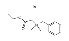 Benzyldimethylammonium-essigsaeureethylester-bromid Structure