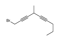 1-bromo-4-methylnona-2,5-diyne结构式