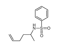 N-hex-5-en-2-ylbenzenesulfonamide Structure