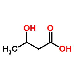 β-Hydroxybutyric acid structure