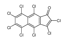 1,2,4,5,6,7,8,9-octachlorocyclopenta[b]naphthalen-3-one结构式