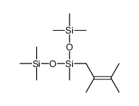 2,3-dimethylbut-2-enyl-methyl-bis(trimethylsilyloxy)silane Structure