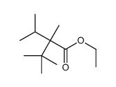 ethyl 2,3,3-trimethyl-2-propan-2-ylbutanoate结构式