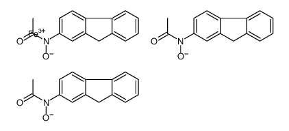 N-(9H-fluoren-2-yl)-N-oxidoacetamide,iron(3+) Structure
