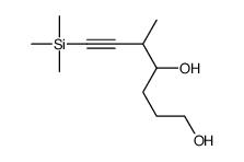 5-methyl-7-trimethylsilylhept-6-yne-1,4-diol Structure