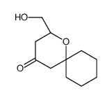 (2S)-2-(hydroxymethyl)-1-oxaspiro[5.5]undecan-4-one Structure
