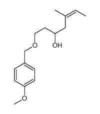 1-[(4-methoxyphenyl)methoxy]-5-methylhept-5-en-3-ol Structure