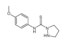N-(4-methoxyphenyl)pyrazolidine-1-carbothioamide结构式