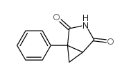 1-苯基-3-氮杂双环[3.1.0]己烷-2,4-二酮结构式