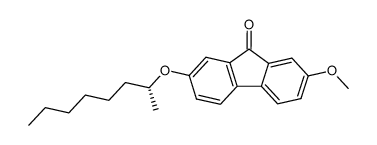 (R)-2-methoxy-7-(1-methylheptyloxy)fluoren-9-one Structure