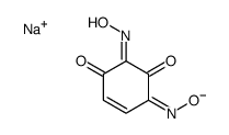 cyclohex-5-ene-1,2,3,4-tetrone 1,3-dioxime, monosodium salt Structure