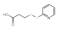 3-(2-吡啶二硫代)丙酸结构式