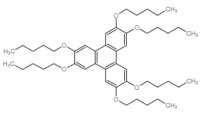 2,3,6,7,10,11-HEXAKIS(PENTYLOXY)TRIPHENYLENE structure