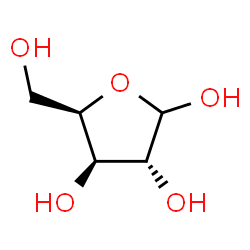 (3R,4R,5R)-5-(hydroxymethyl)oxolane-2,3,4-triol Structure