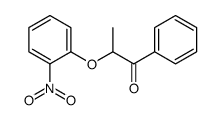2-(2-nitrophenoxy)-1-phenylpropan-1-one结构式