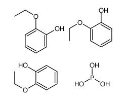 2-ethoxyphenol,phosphorous acid Structure