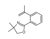 4,4-dimethyl-2-(2-(prop-1-en-2-yl)phenyl)-4,5-dihydrooxazole Structure
