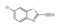 6-溴苯并[d]噻唑-2-甲腈结构式
