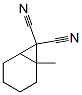 1-Methylbicyclo[4.1.0]heptane-7,7-dicarbonitrile结构式