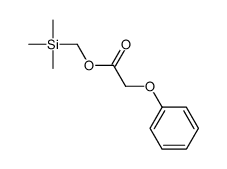 trimethylsilylmethyl 2-phenoxyacetate结构式