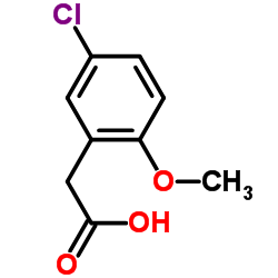 (5-Chloro-2-methoxyphenyl)acetic acid Structure