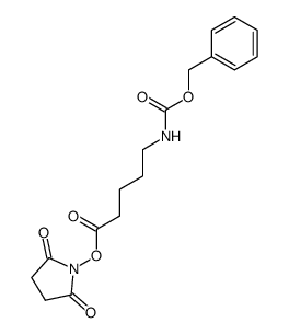 N-benzyloxycarbonyl-5-aminovaleric acid succinimide ester Structure