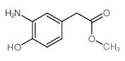 Methyl 2-(3-amino-4-hydroxyphenyl)acetate structure