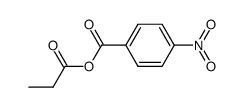 p-nitrobenzoic-propionic anhydride Structure