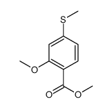 methyl 2-methoxy-4-methylsulfanylbenzoate Structure