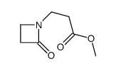 methyl 3-(2-oxoazetidin-1-yl)propanoate结构式