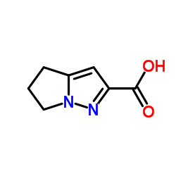 5,6-二氢-4h-吡咯并[1,2-b]吡唑-2-羧酸结构式