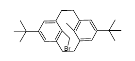 5,13-di(tert-butyl)-8-(bromomethyl)-16-methyl[2.2]metacyclophane结构式