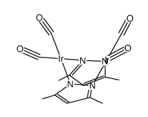 {Ir(μ-3,5-dimethylpyrazolyl)(CO)2}2 Structure