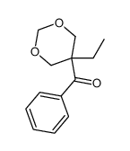 (5-ethyl-1,3-dioxan-5-yl)(phenyl)methanone结构式